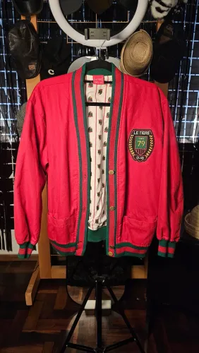 Jaqueta Vintage Le Tigre estilo Lacoste Polo