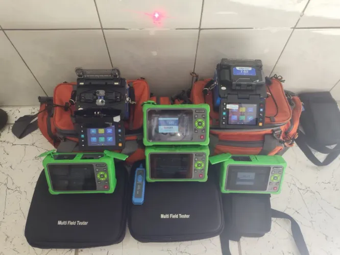 Vendo máquina de fusão e Otdr fibra ativa