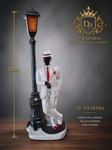 Zé Pilintra - imagem com 32 cm - ultima peça