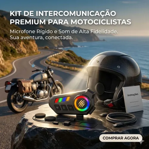 Fone bluetooth pra capacete 