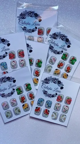 Adesivos  de unhas artesanais 