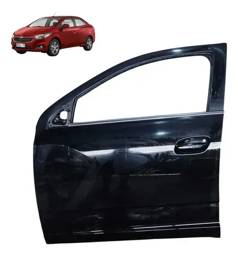 Porta Chevrolet Cobalt 2013 A 2020 Dianteira Esquerda Dianteira Esquerda Preto