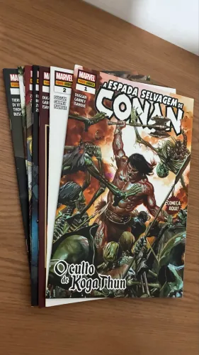 Hq Coleção A Espada Selvagem de Conan Marvel vol. 1 a 7