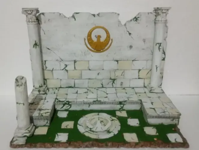 Diorama/Cenário Cloth Myth branco (Cavaleiros do Zodiaco)