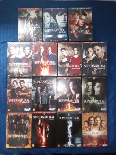 DVD box supernatural todas temporadas originais 