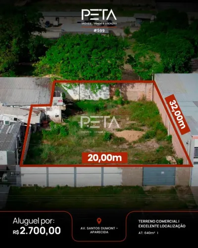 Lote/Terreno para Locação, Nossa Senhora Aparecida - Boa Vista