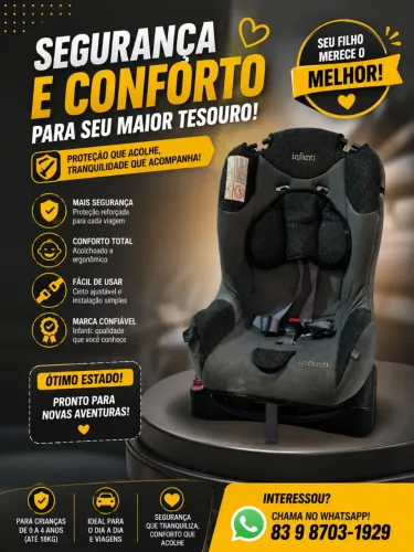 Cadeirinha de carro para criança