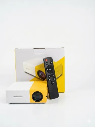 ? Mini Projetor Portátil Led (Novo/Na Caixa) - Transforme sua casa em um Cinema!