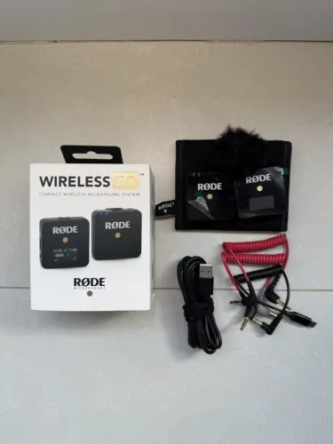 RODE Wireless GO Sistema Microfone Sem Fio Original com Caixa Compacto