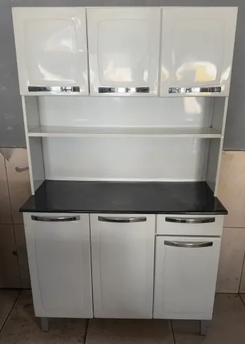 Armário de cozinha de aço itatiaia conservado