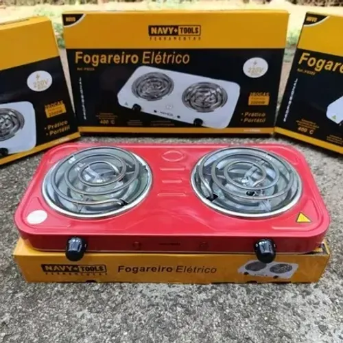Fogão elétrico 2 bocas - Entrega Grátis