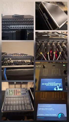Mesa de Som Digital SOUNDCRAFT EXPRESSION + STAGE BOX