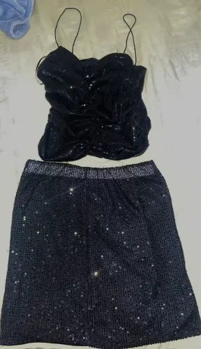 conjunto preto festa