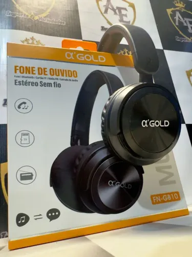 Fone headphone Gold