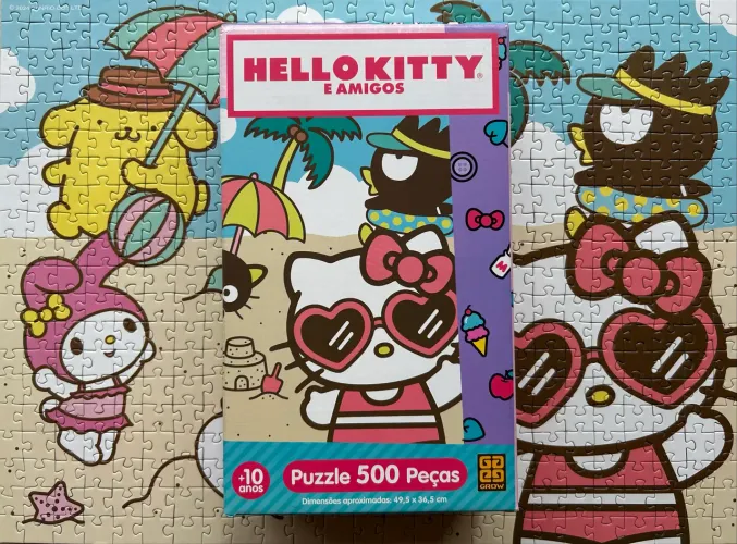 Quebra cabeça Hello Kitty Grow 500 peças