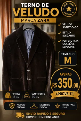 Brazer veludo Zara