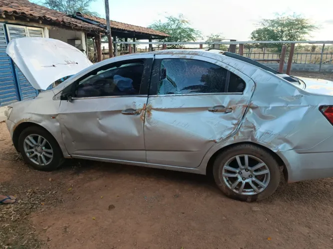 Carro batido sem sinistro