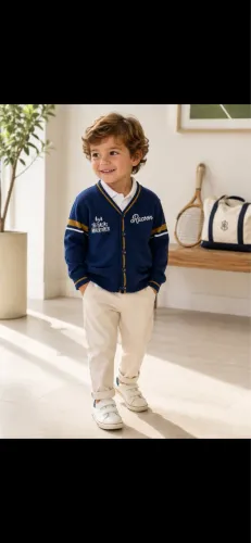 Casaquinho de lã infantil tamanho 2 tip top