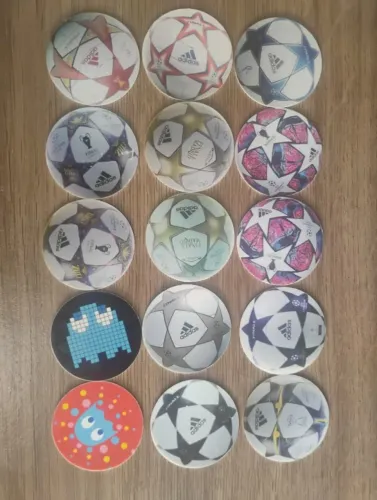 Tazos Champions League (Elma Chips) 13 und / Tazos Pac-Man (Elma Chips) 02 und