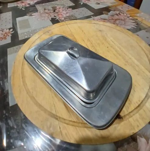 Mantegueira de inox antiga