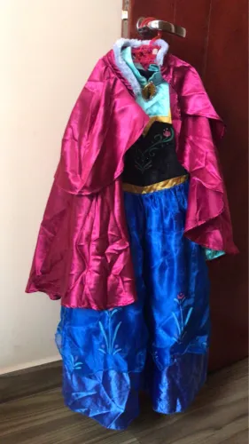 Fantasia infantil "Anna" frozen + vestido rodado (URGENTE)