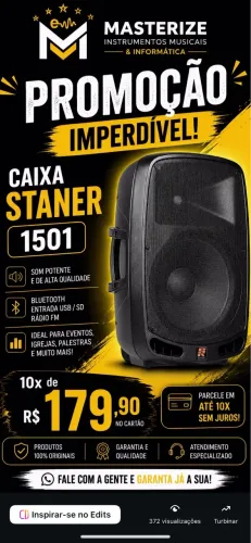 Caixa Staner 1501 200w