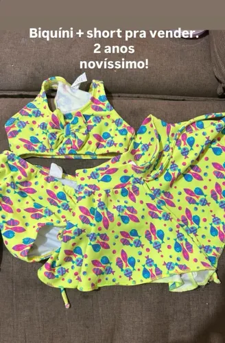 Biquíni 2 anos + Short