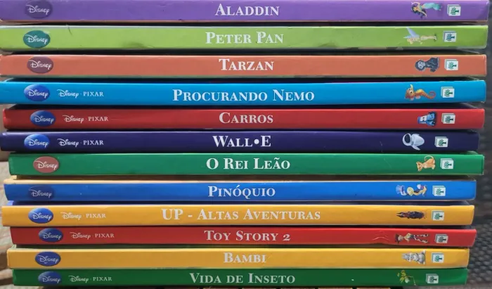 12 LIVROS DISNEY 