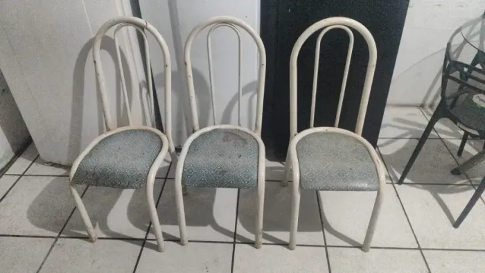 Conjunto 3 Cadeiras de Cozinha