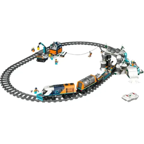 Lego City - Trem Expresso Polar Ártico dos Exploradores (1517 peças + 6 Minifiguras)