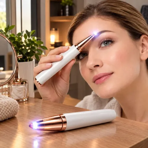 Caneta Depiladora Sobrancelha Elétrico Recarregável Usb<br><br>