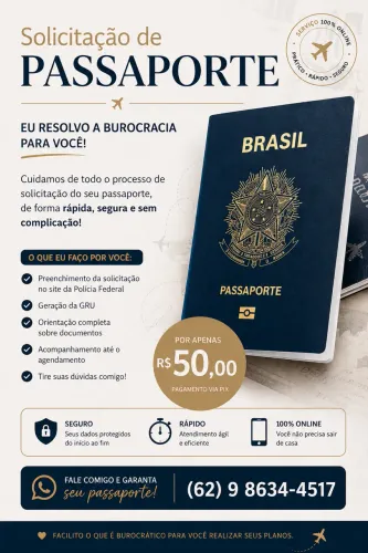 SOLICITAÇÕES DE PASSAPORTE FACILITADAS