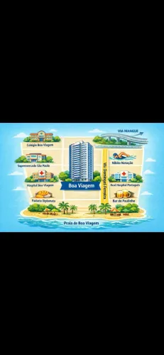 Apartamento para locação no BOA VIAGEM, BOA VIAGEM, Recife, PE