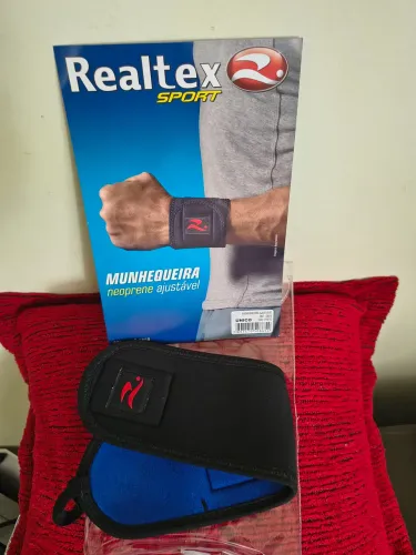 Munhequeira Neoprene Realtex Ajustável