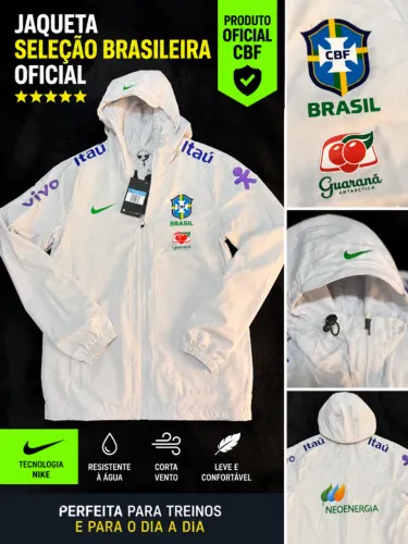 Rara Jaqueta Parka Da Seleção Brasileira
