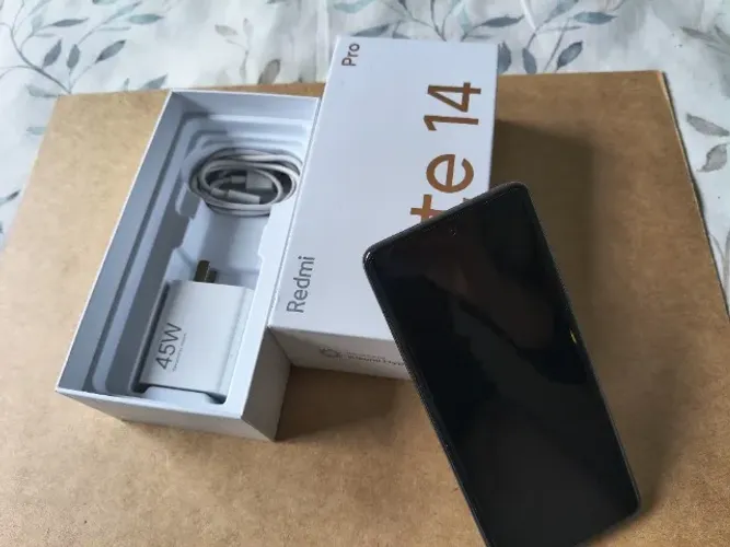 Redmi Note 14 Pro 5G - 512GB/12GB RAM - Preto - NOVO