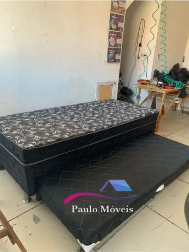 Cama box - Solteirão com Auxiliar