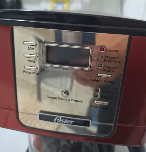 Cafeteira Oster Flavor Vermelha Programável 