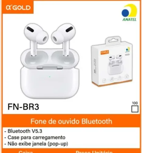 QUEIMA DE ESTOQUE -FONE DE OUVIDO BLUETOOTH NO ATACADO - MÍN. 10 UNIDADES
