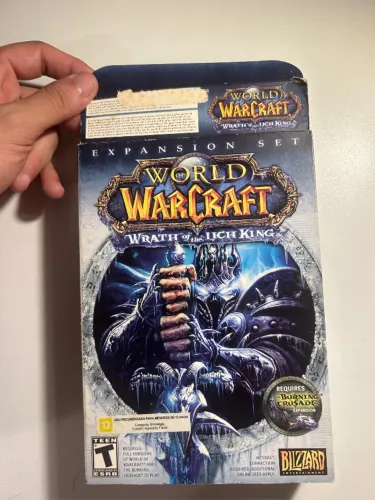 Jogo world of warcraft wrath of the luch king - edição em inglês