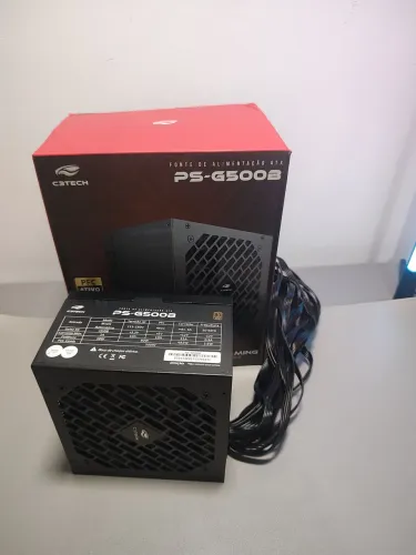 Fonte C3 Tech 500w 80 plus - Novo
