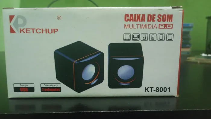 Caixa de som pra notebook