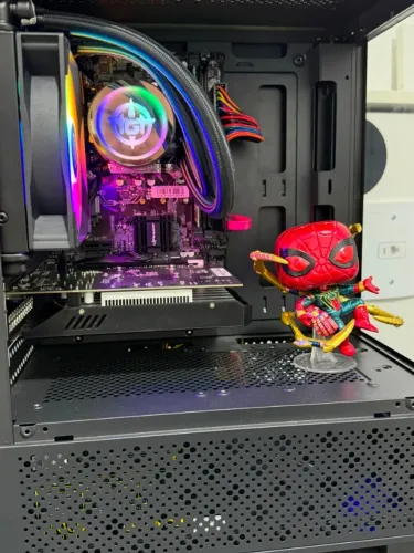 PC Gamer i5 GTX 1050 Ti 4GB 16GB SSD Water Cooler RGB