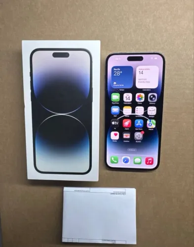iPhone 14 Pro Max 256g sem detalhes com NF-e