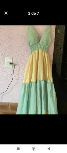 Vestido Carmem stefens três Marias