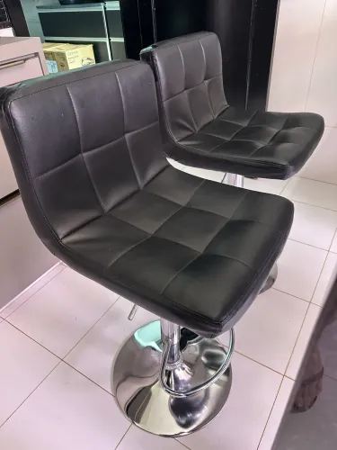 Conjunto de 4 banquetas de Couro PU