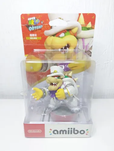 Boneco Amiibo Bowser Super Mario Odyssey Series (Wedding Outfit) Original Tencent Nintendo