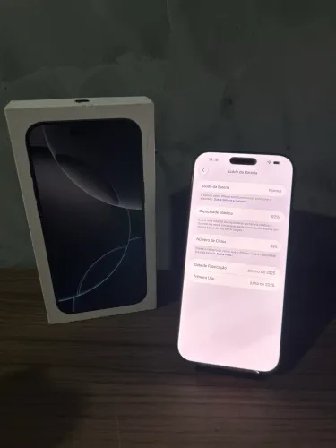 IPHONE 16 PRO MAX 256GB PRETO SEMI