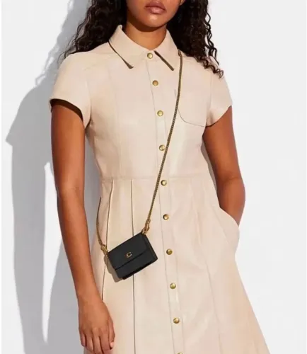 porta-cartões essential half flap coach preto