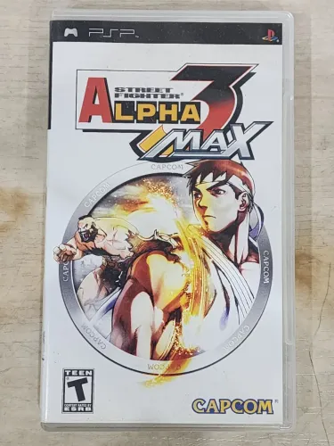 Jogo original de psp Street Fighter Alpha 3 MAX 